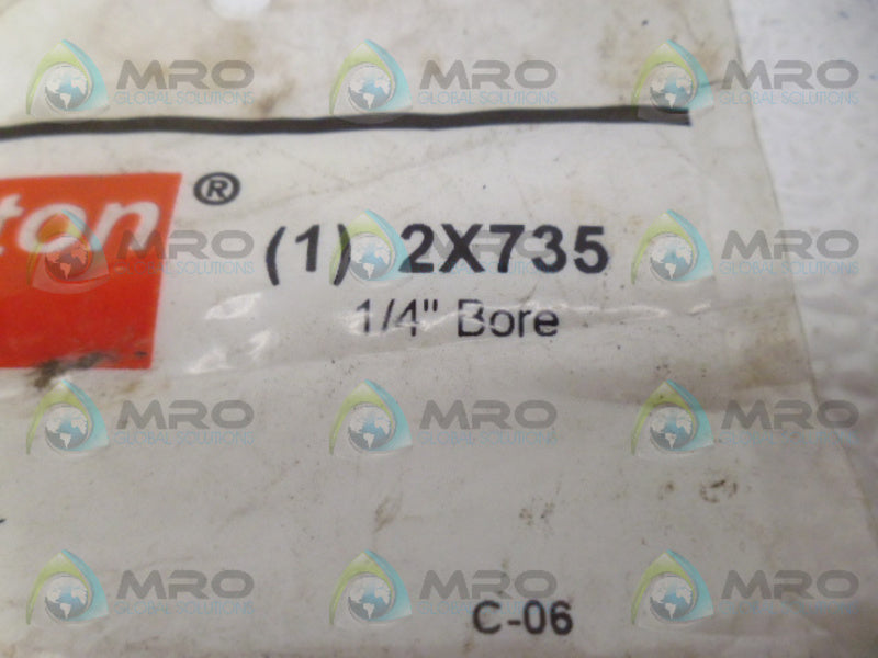 DAYTON 2X735 BORE 1/4" NSMP