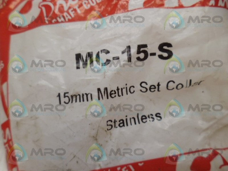 CLIMAX MC-15-S SET COLLAR 15MM NSMP