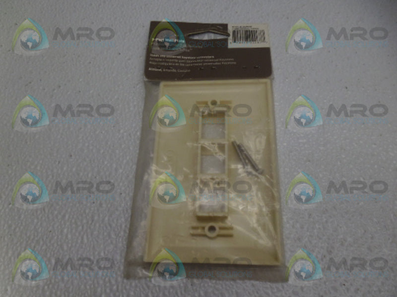 LEGRAND/ON-Q F3403-DM-V1 3-PORT WALL PLATE ALMOND NSMP
