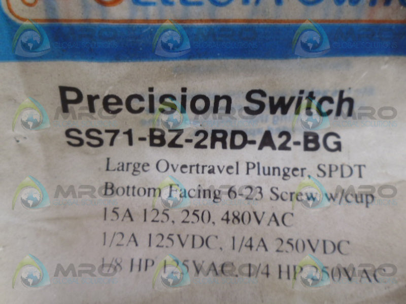 SELECTRA SWITCH SS71-BZ-2RD-A2-BG NSMP