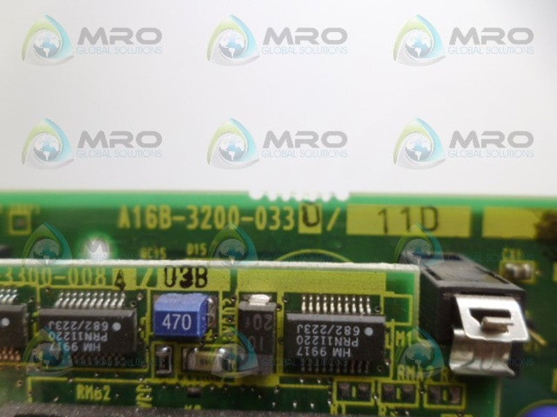 FANUC A16B-3200-0330/11D CPU BOARD UNMP