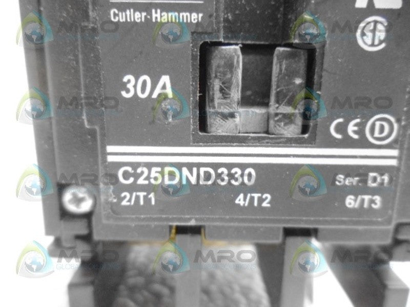 EATON C25DND330 CONTACTOR UNMP