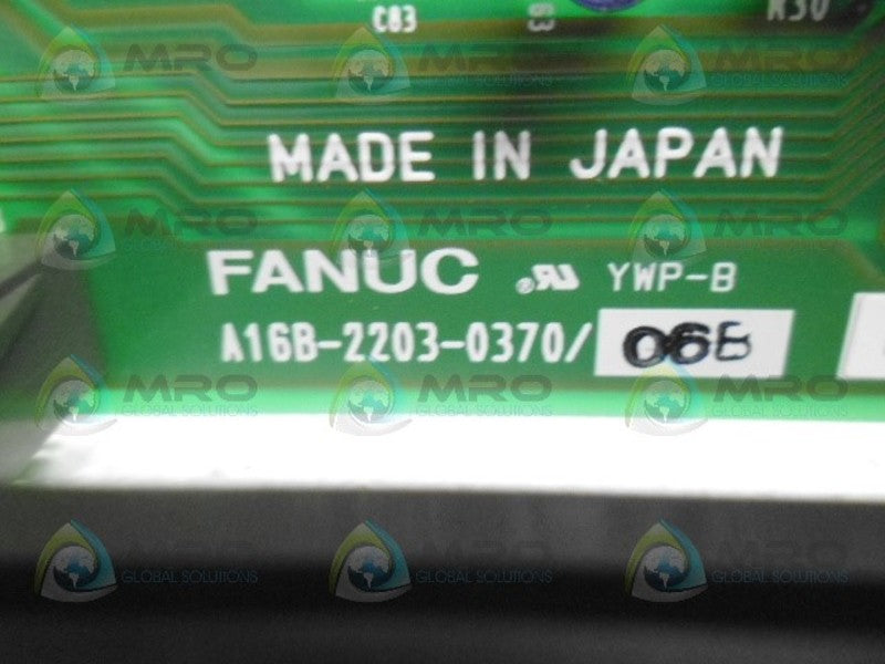 FANUC A16B-2203-0370/06B POWER SUPPLY UNMP