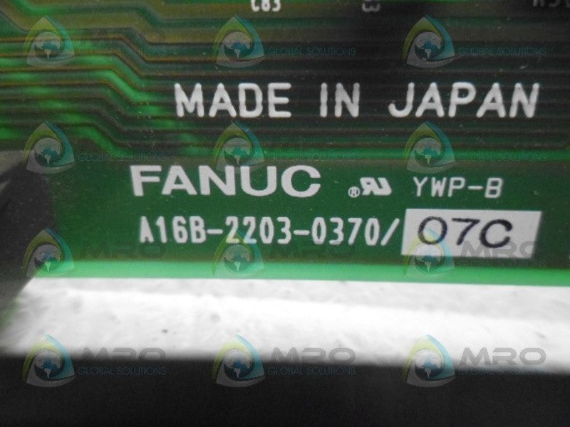 FANUC A16B-2203-0370/07C POWER SUPPLY UNMP