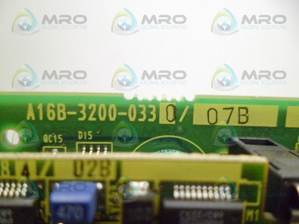 FANUC A16B-3200-0330/07B PC BOARD UNMP