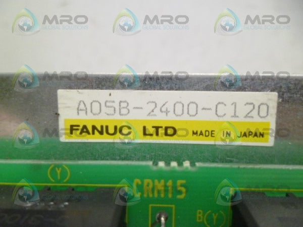 FANUC A05B-2400-C120 PC BOARD UNMP