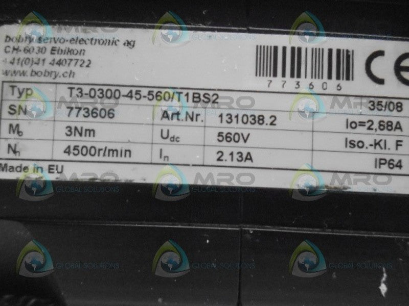 BOBRY T3-0300-45-560/T1BS2 MOTOR UNMP