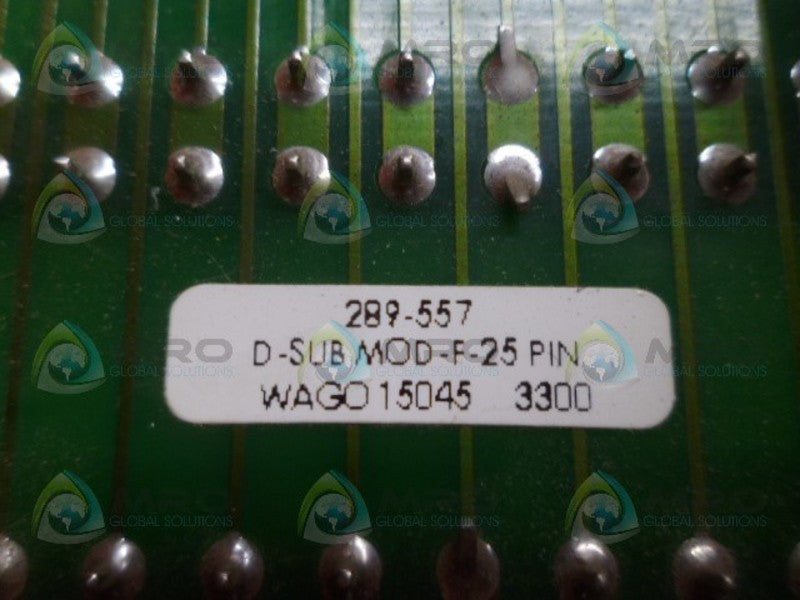 WAGO 289-557 INTERFACE MODULE UNMP