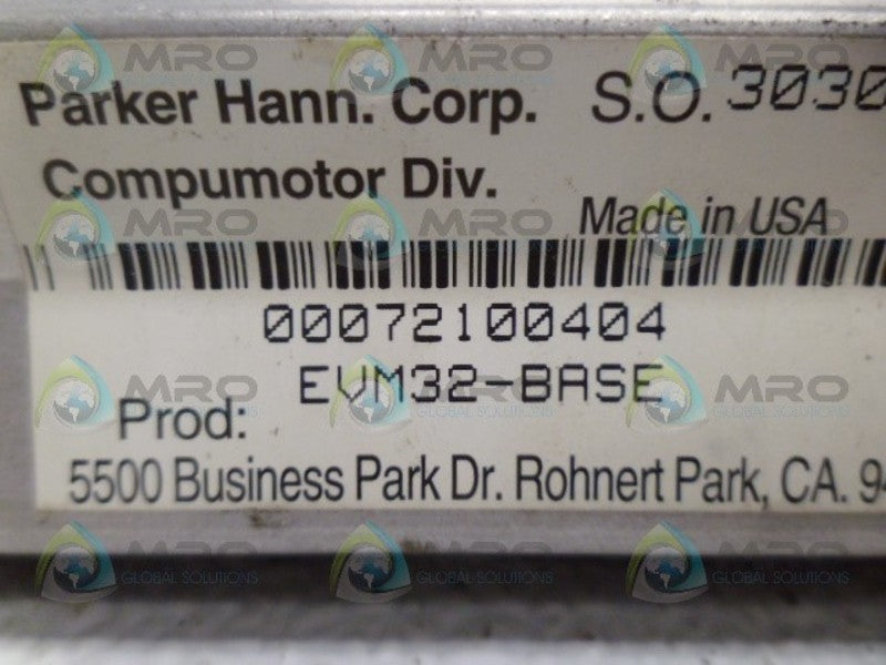 PARKER EVM32-BASE EXPANSION I/O MODULE UNMP