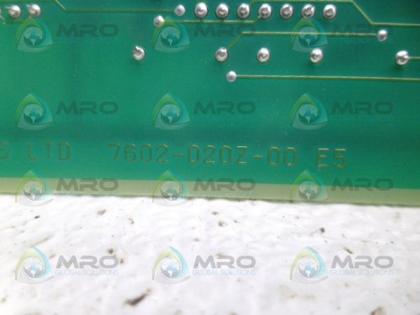 CROSFIELD 7602-020Z-00 INPUT BOARD UNMP