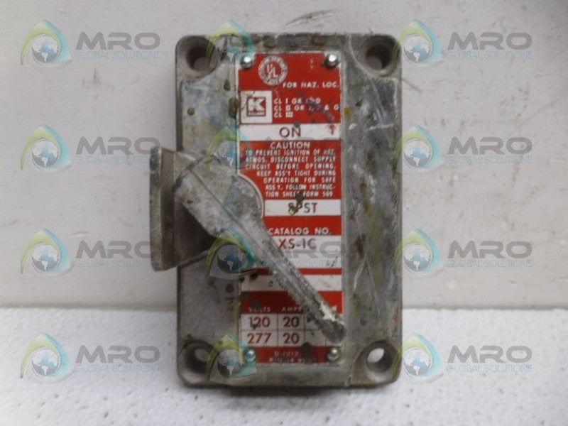 KILLARK XS-1C FRONT COVER UNMP