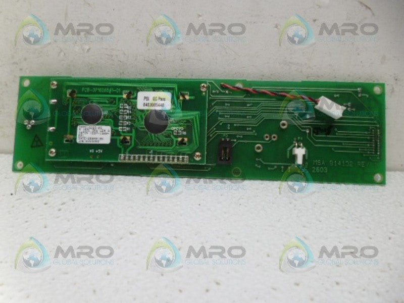 MSA 814131 PC BAORD W/ DISPLAY UNMP