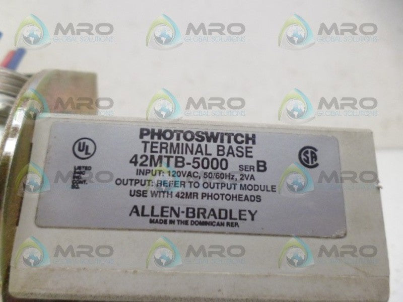INDUSTRIAL SPARE PART 42MTB-5000 SER. B TERMINAL BASE (AS PICTURED) UNMP