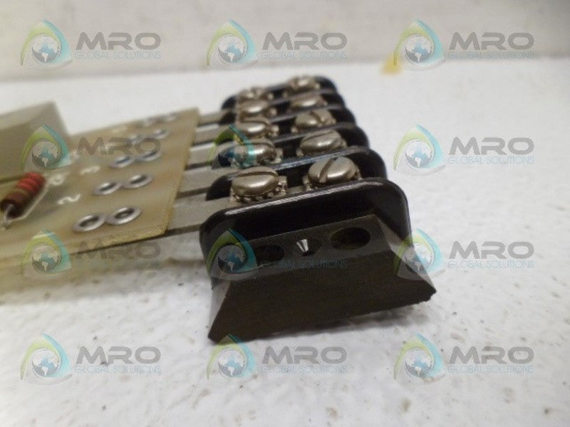 ELECTRO-FLYTE 12M02-00050-00 RELAY SWITCH BOARD UNMP