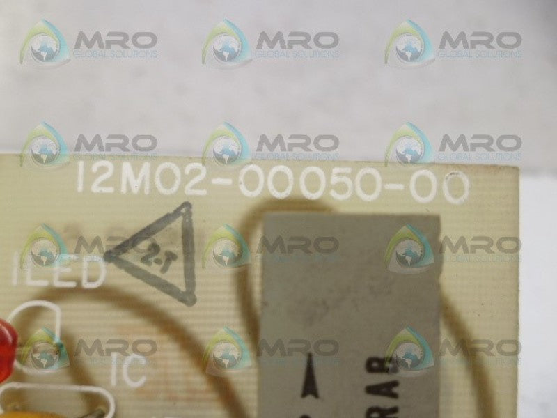 ELECTRO-FLYTE 12M02-00050-00 RELAY SWITCH BOARD UNMP