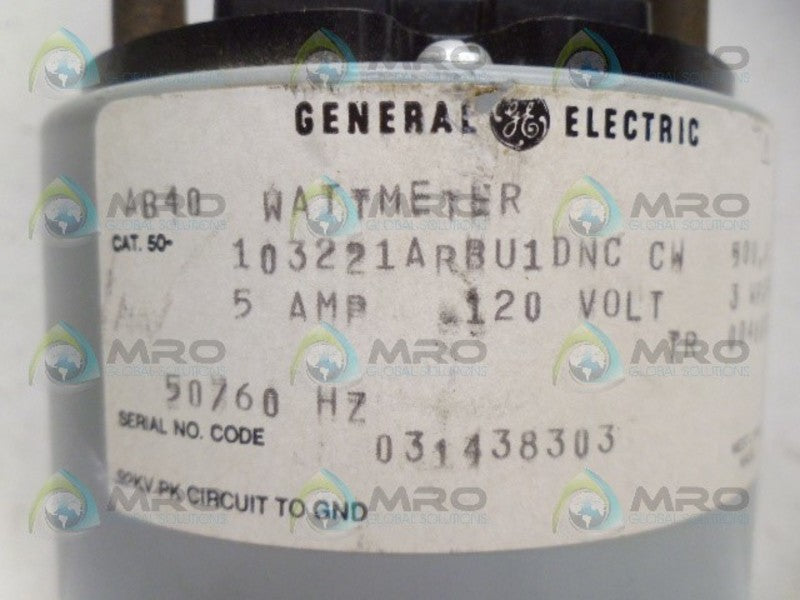 GENERAL ELECTRIC 50-103221ARBU1DNC UNMP