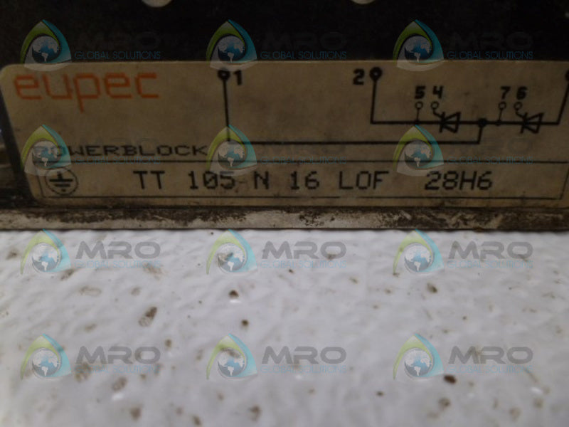 EUPEC TT105N16LOF28H6 POWER BLOCK UNMP