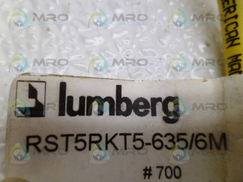 LUMBERG RST5RKT5-635/6M CORDSET UNMP
