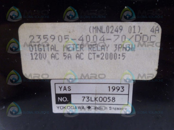 YOKOGAWA 73LK0058 MODULE UNMP