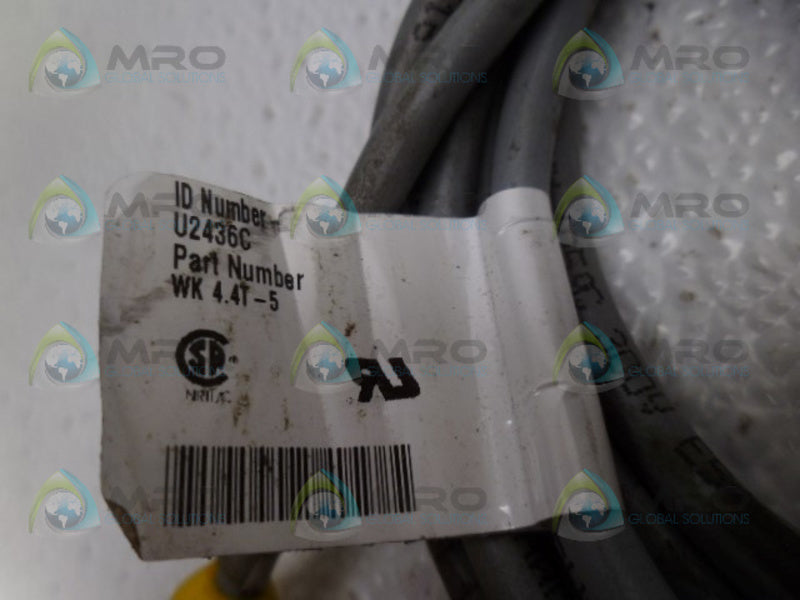 TURCK WK4.4T-5 CORDSET UNMP