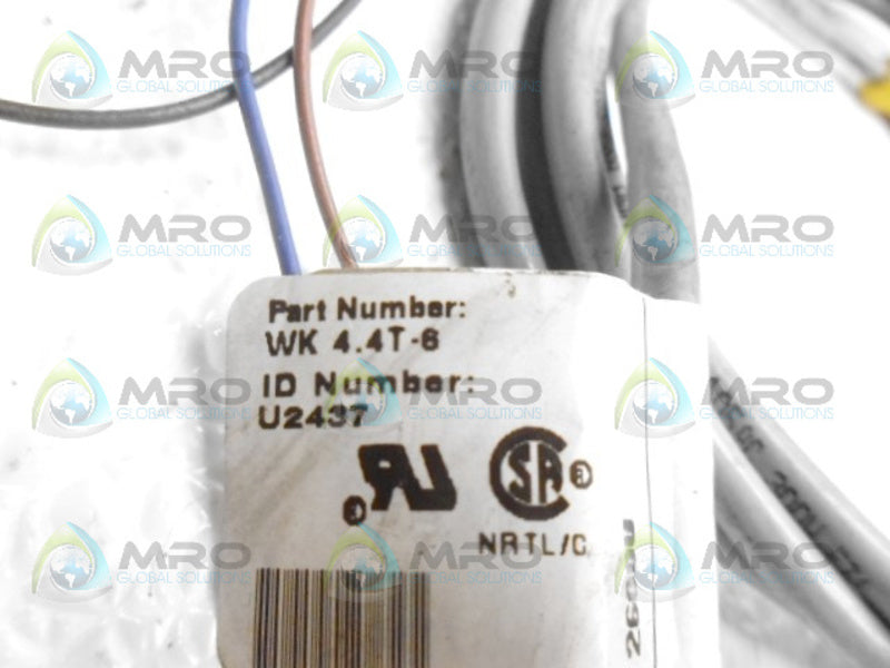 TURCK WK4.4T-6 CORDSET UNMP