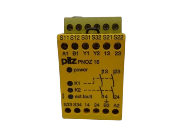 PILZ PNOZ 16 SAFETY RELAY UNMP