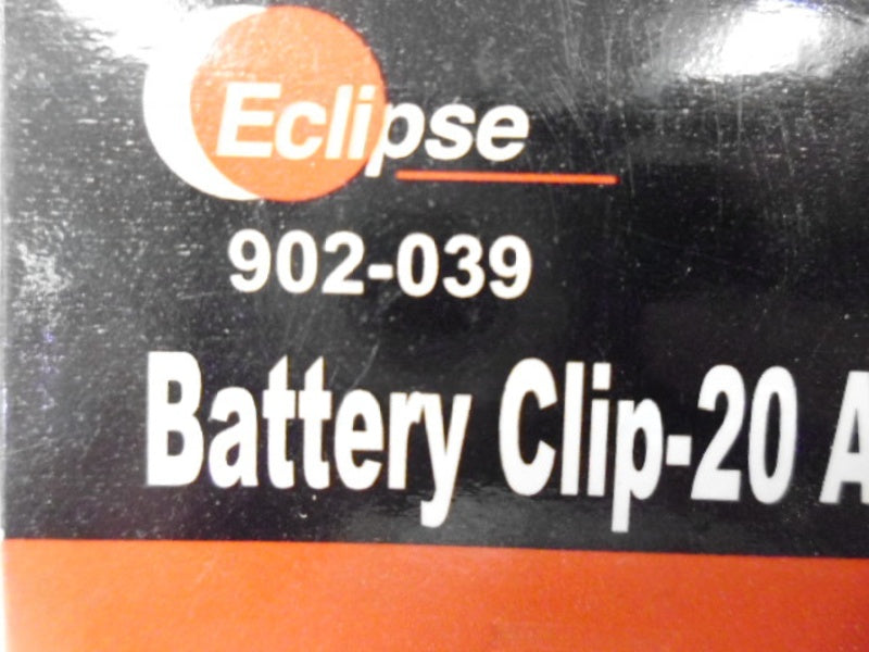 ECLIPSE 902-039 BLACK BOOTED 20 AMP BATTERY CLIPS  NSMP