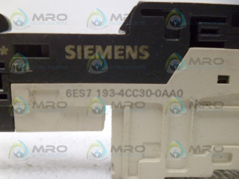 SIEMENS 6ES7193-4CC30-0AA0 TERMINAL MODULE UNMP