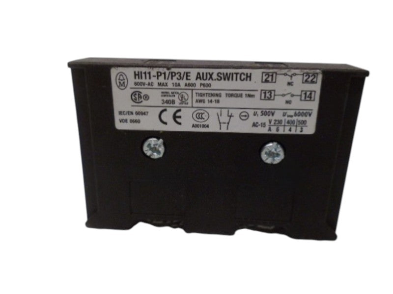KLOCKNER MOELLER HI11-P1/P3/E AUXILIARY SWITCH UNMP