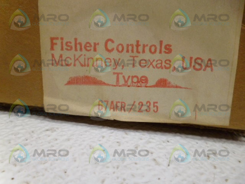 FISHER 67AFR/235 PRESSURE REGULATOR NSMP