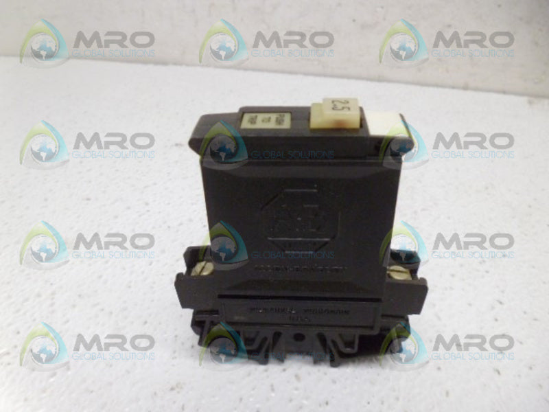 ALLEN BRADLEY 1492-G025 SER. B CIRCUIT BREAKER NSMP