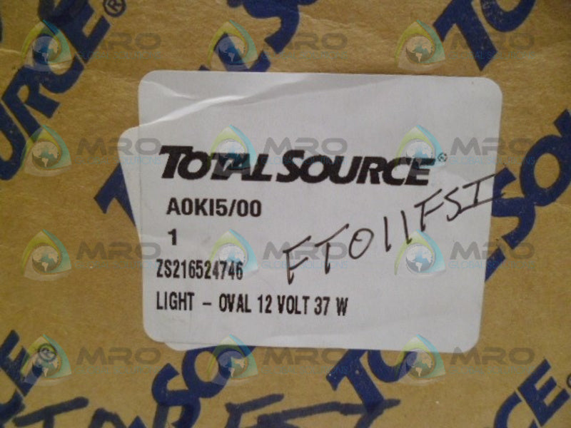 TOTAL SOURCE ZS216524746 A0K15/00 OVAL LIGHT NSMP