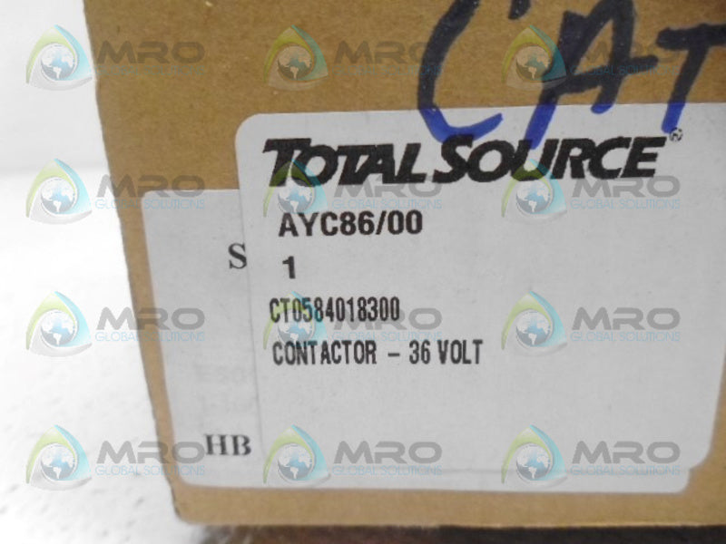 TOTAL SOURCE AYC86/00 CONTACTOR NSMP