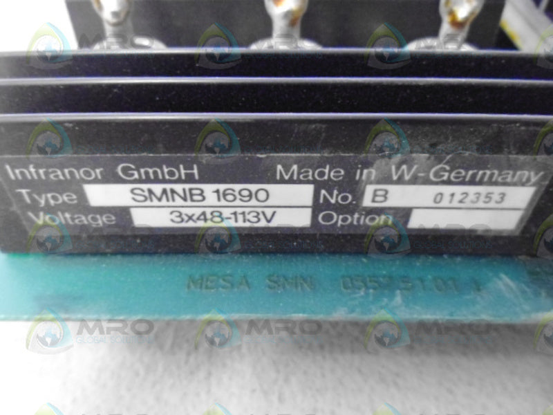 INFRANOR SMNB1690 POWER SUPPLY UNMP
