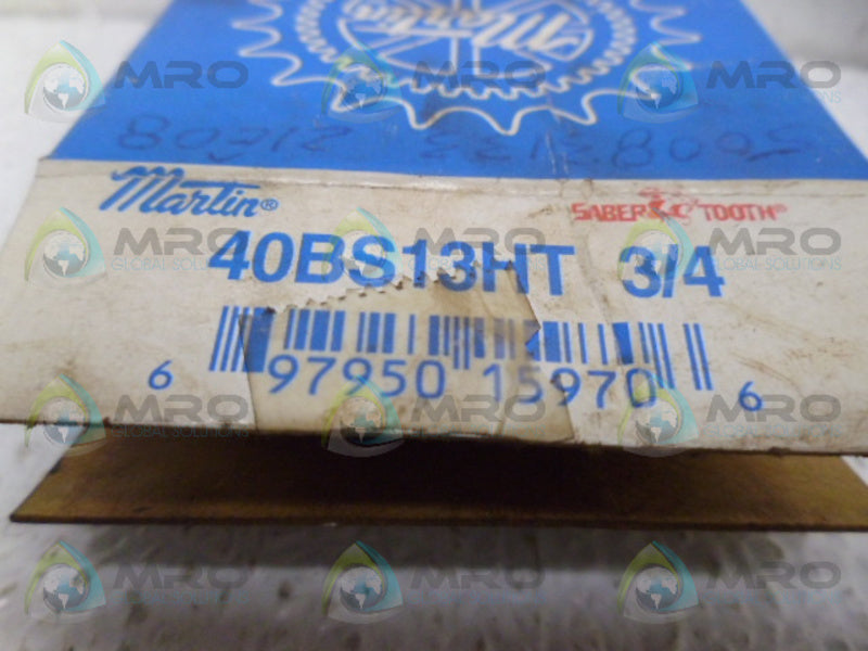 MARTIN 40BS13HT SABERTOOTH SPROCKET 3/4"  NSMP