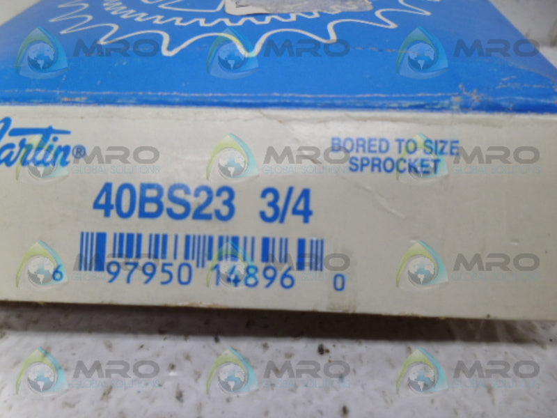 MARTIN 40BS23 SPROCKET 3/4" NSMP