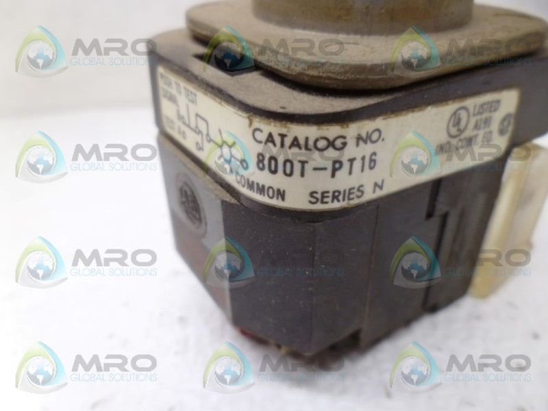 INDUSTRIAL SPARE PART 800T-PT16 SER. N UNMP