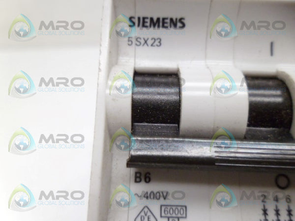 SIEMENS 5SX2306-6 CIRCUIT BREAKER 6A UNMP