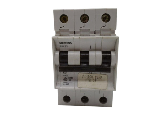 SIEMENS 5SX2303-7 CIRCUIT BREAKER 3A UNMP
