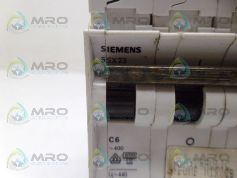 SIEMENS 5SX2306-7 CIRCUIT BREAKER 6A UNMP