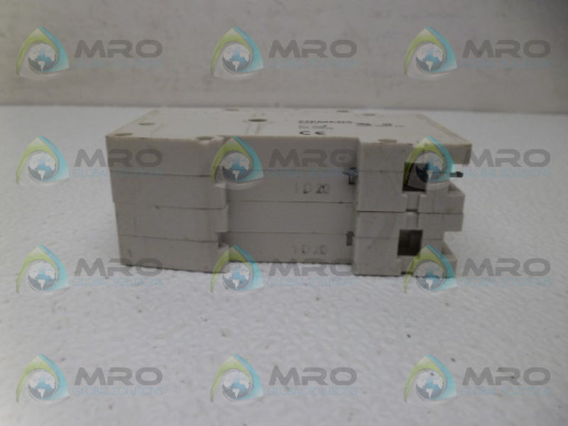 SIEMENS 5SX2220-8 CIRCUIT BREAKER 20A UNMP