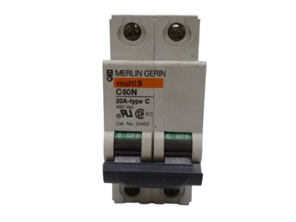 MERLIN GERIN C60N 20A 24452 CIRCUIT BREAKER UNMP