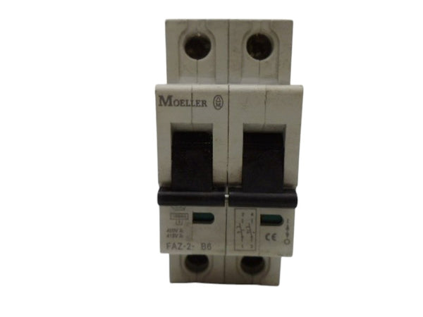 KLOCKNER MOELLER FAZ-2-B6 CIRCUIT BREAKER UNMP