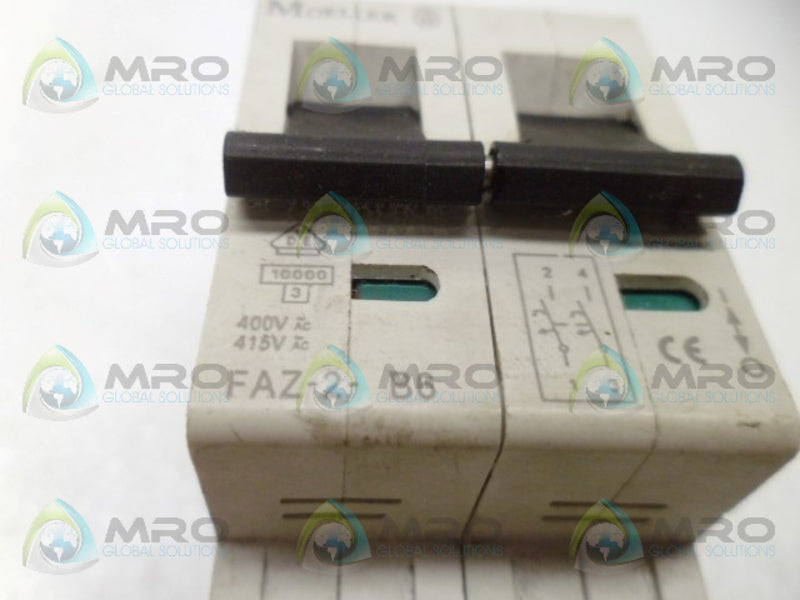 KLOCKNER MOELLER FAZ-2-B6 CIRCUIT BREAKER UNMP