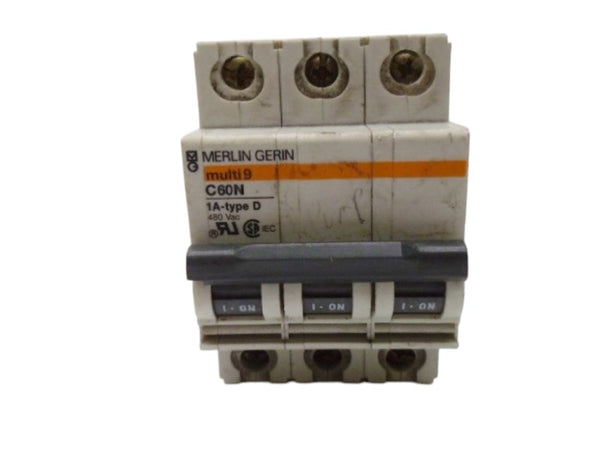 MERLIN GERIN C60N 1A CIRCUIT BREAKER UNMP