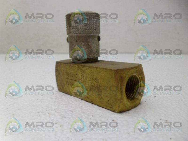 PARKER F600B-11FN HYDRUALIC VALVE 2000 PSI UNMP