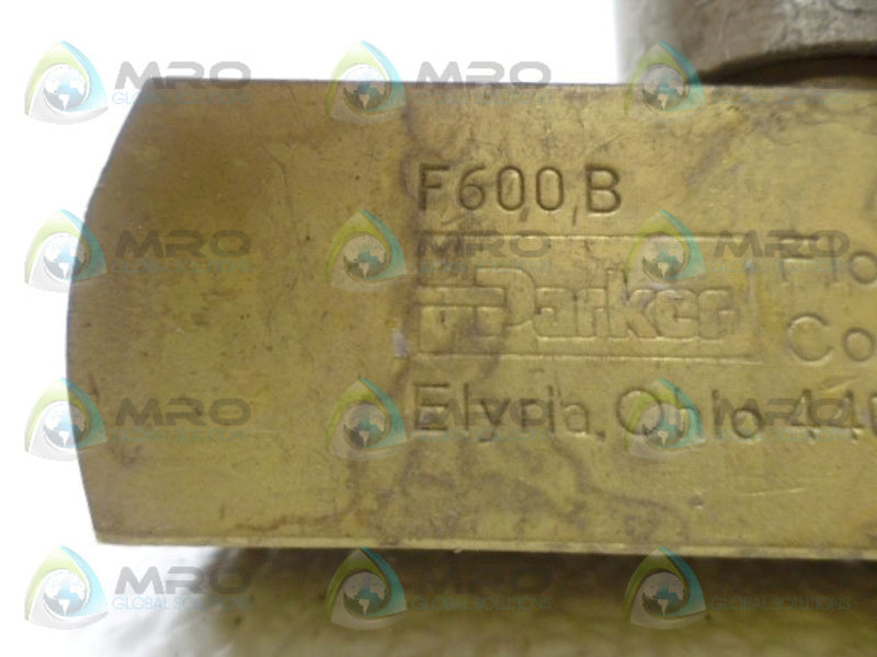 PARKER F600B-11FN HYDRUALIC VALVE 2000 PSI UNMP