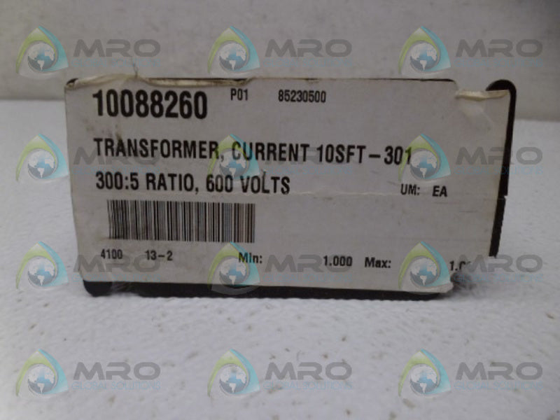INSTRUMENT TRANSFORMER 10SFT-301 TRANSFORMER (AS PICTURED) UNMP