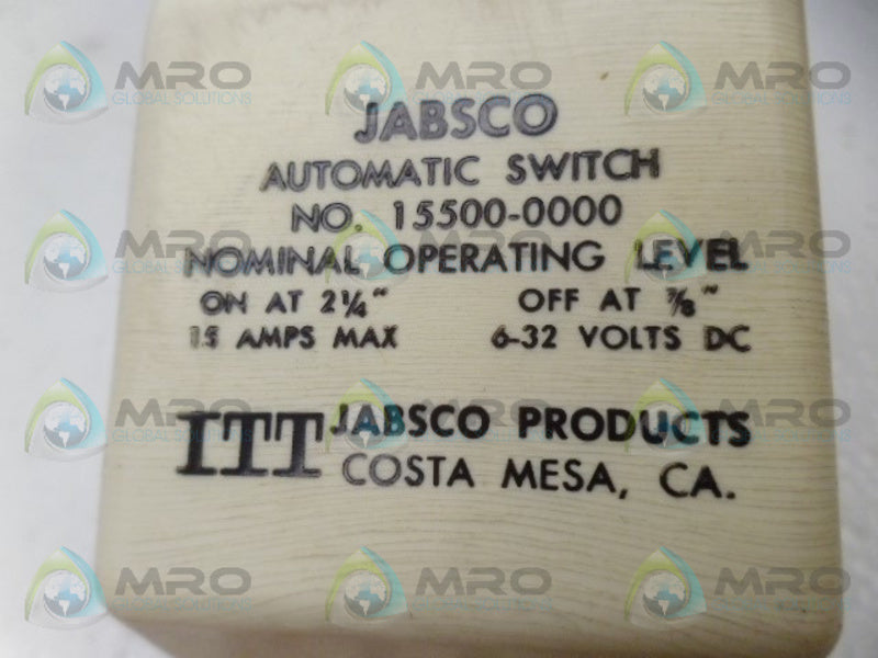 JABSCO 15500-0000 SWITCH UNMP