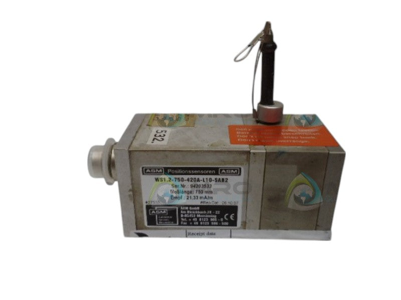 ASM WS1.2-750-420A-L10-SAB2 SENSOR UNMP